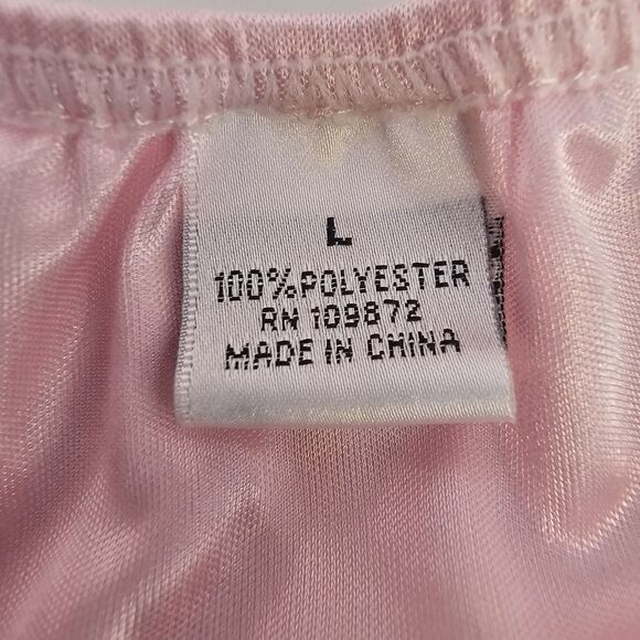 Cozee Corner Women's Robe Gown Set Pink Floral Sz Large Lightweight Comfort F101 - Picture 7 of 10